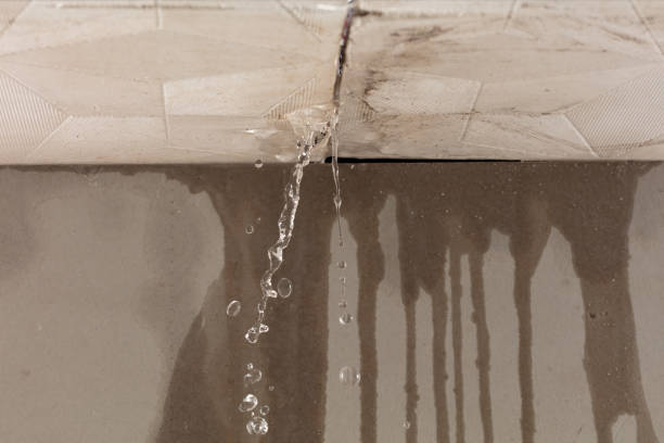 Professional Burst Pipe Cleanup technician working in Commerce, TX